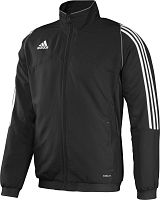 P�nsk� mikina Adidas na zip T12 �ern� - klikn�te pro v�t�� n�hled